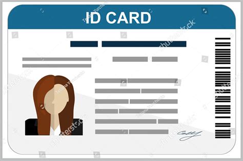 personal id card examples